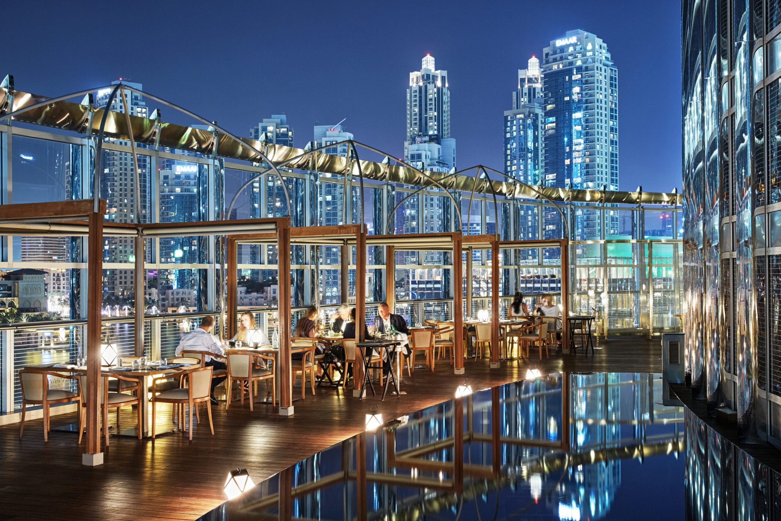 Amal Restaurant terrace night view