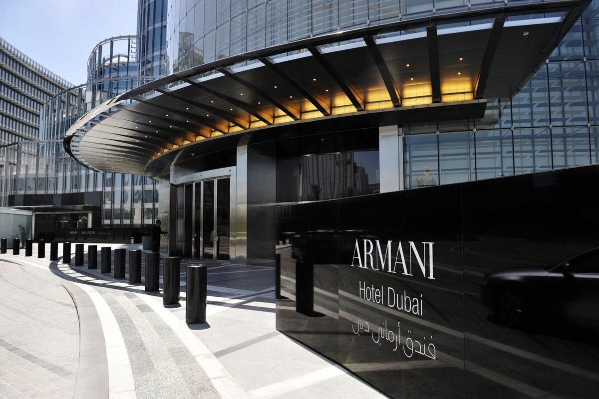 Armani Hotel Dubai entrance