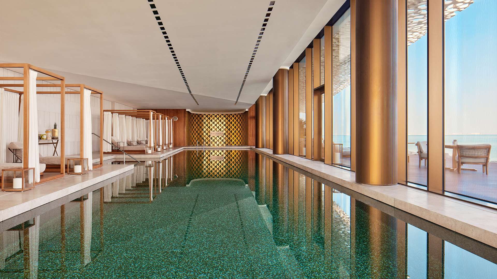 Luxurious spa facilities at Bvlgari Resort Dubai