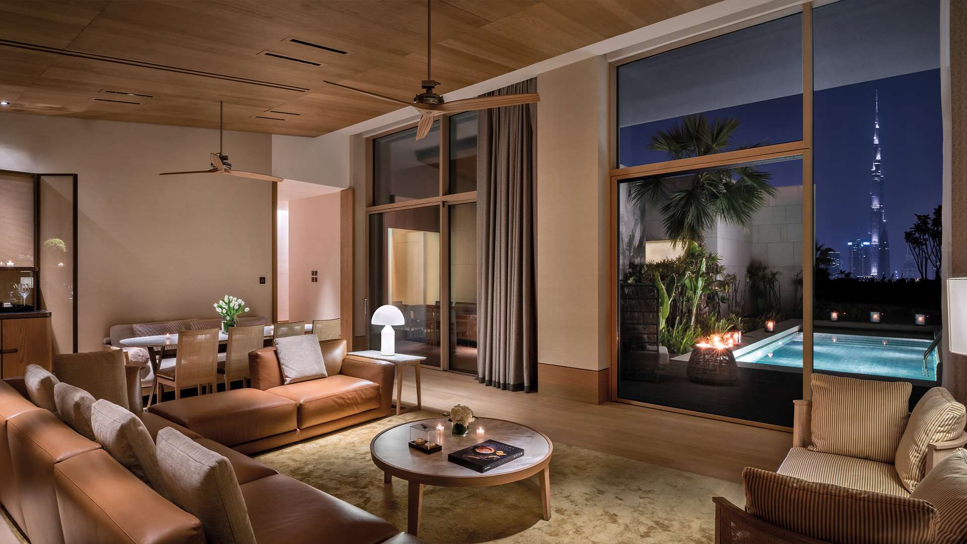 Three Bedroom Skyline View Villa at Bvlgari Resort Dubai