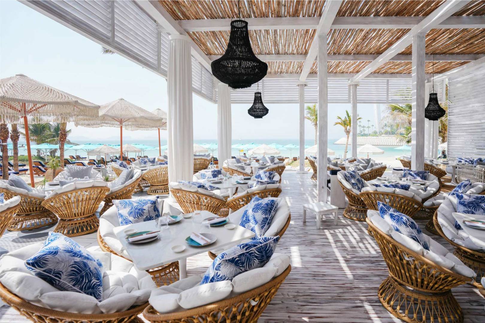 Jumeirah Al Naseem Dubai Summersalt Beach Club outdoor dining