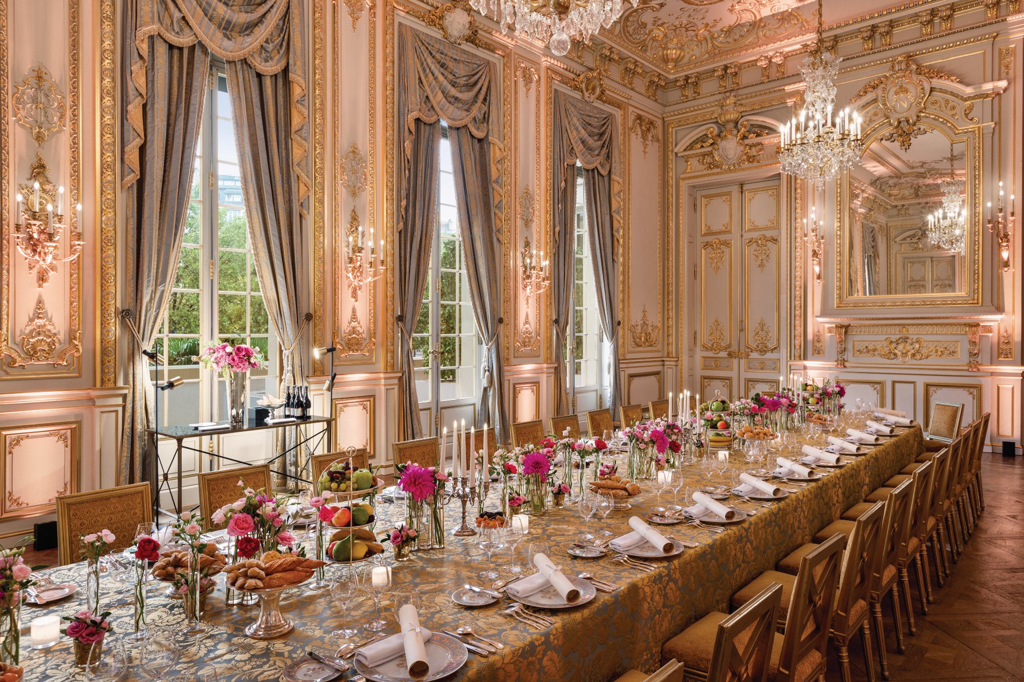 Host grand events in the historic Bonaparte salons.