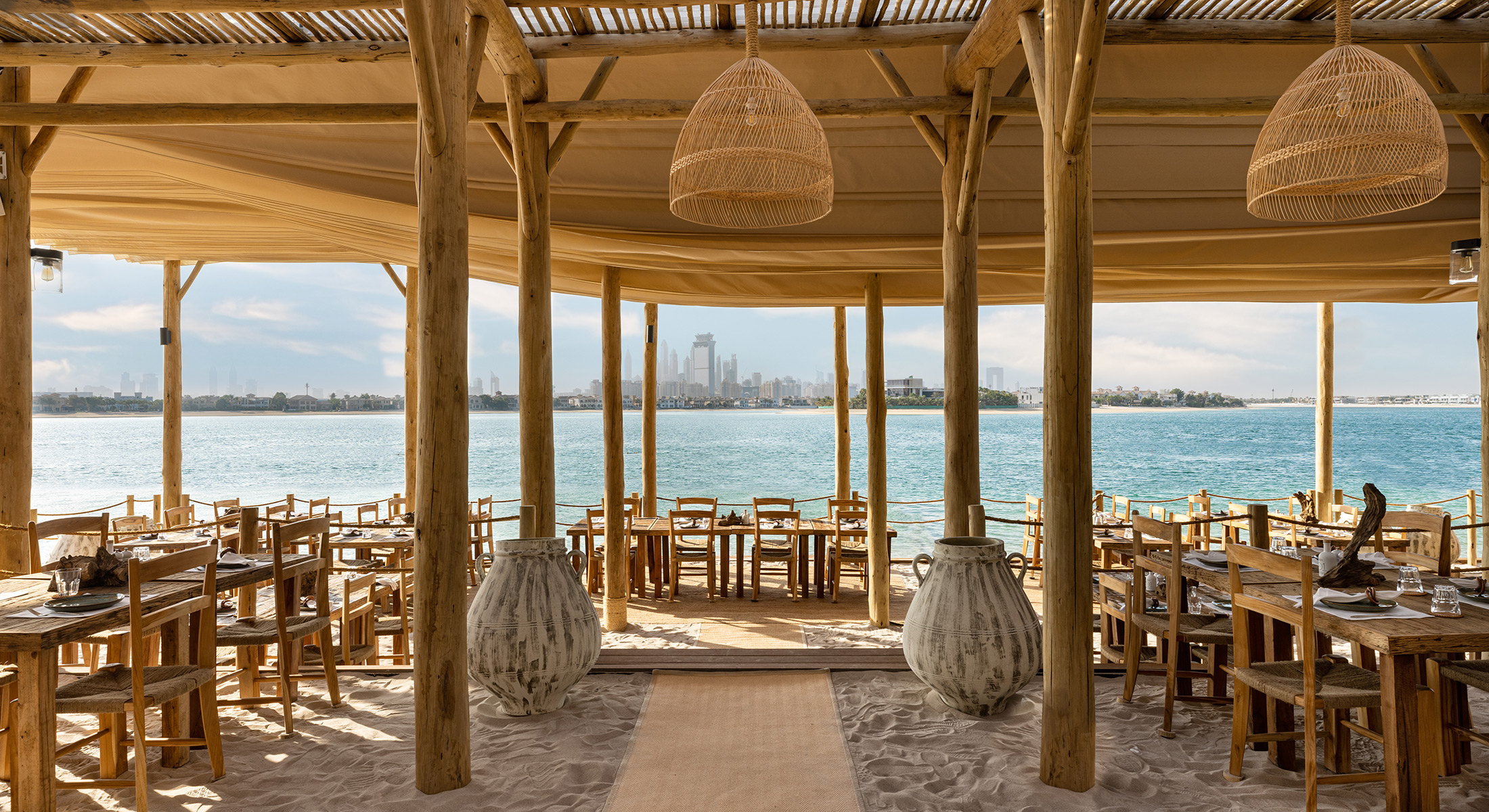 Laguna Beach Taverna restaurant at Sofitel Dubai The Palm