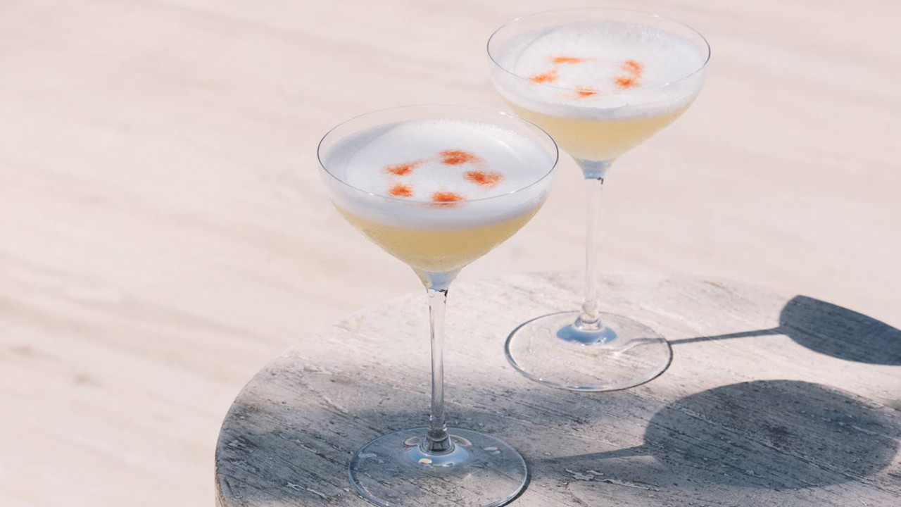 Refreshing beverages and the vibrant atmosphere at SAL beach club, Jumeirah Burj Al Arab.