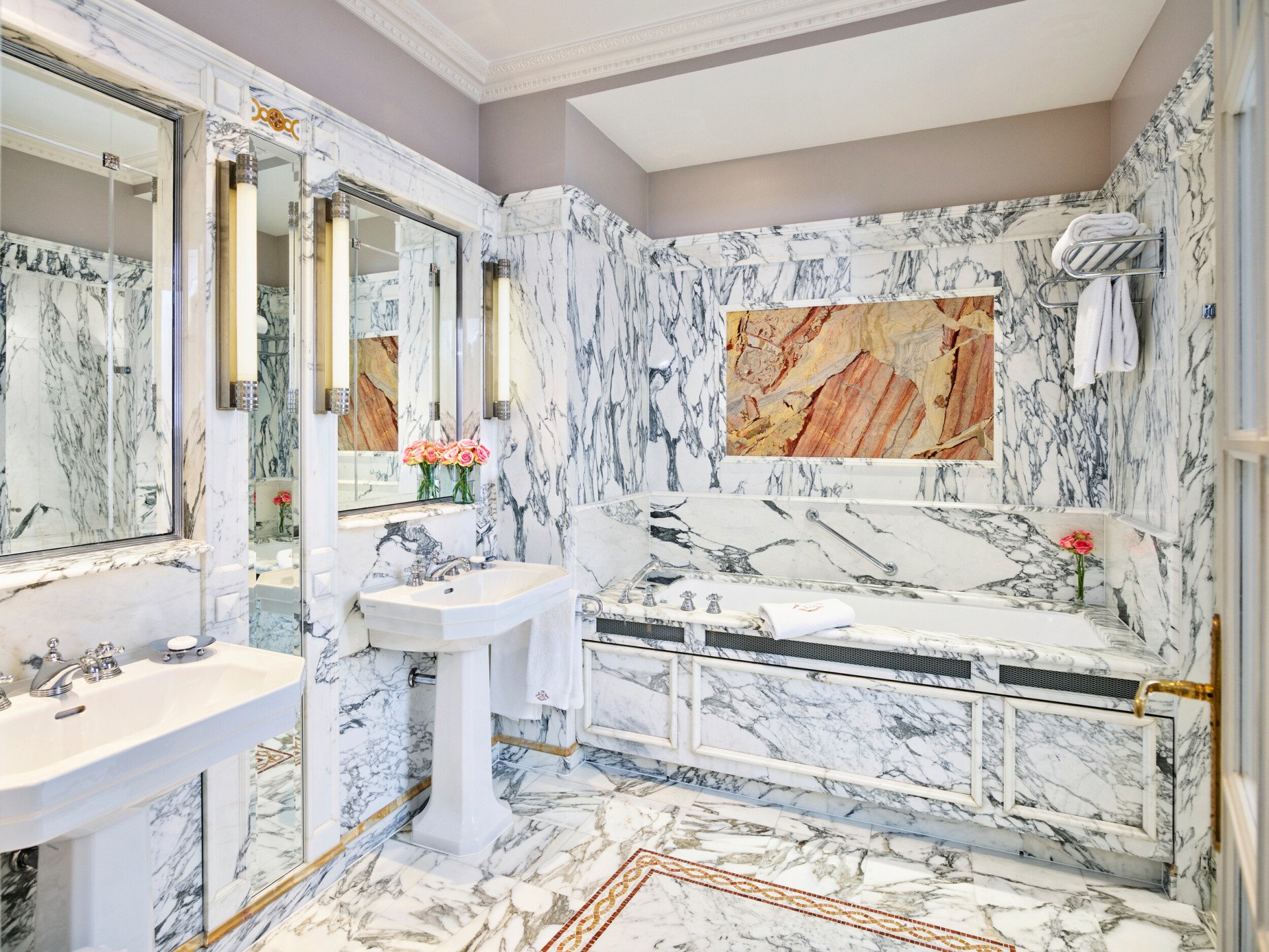 Versailles Suite Bathroom at Le Meurice, Paris