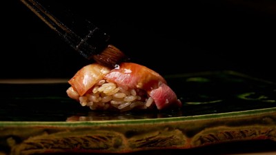 An exquisite dish from Hōseki's omakase menu, crafted by sixth-generation sushi master Chef Masahiro Sugiyama.