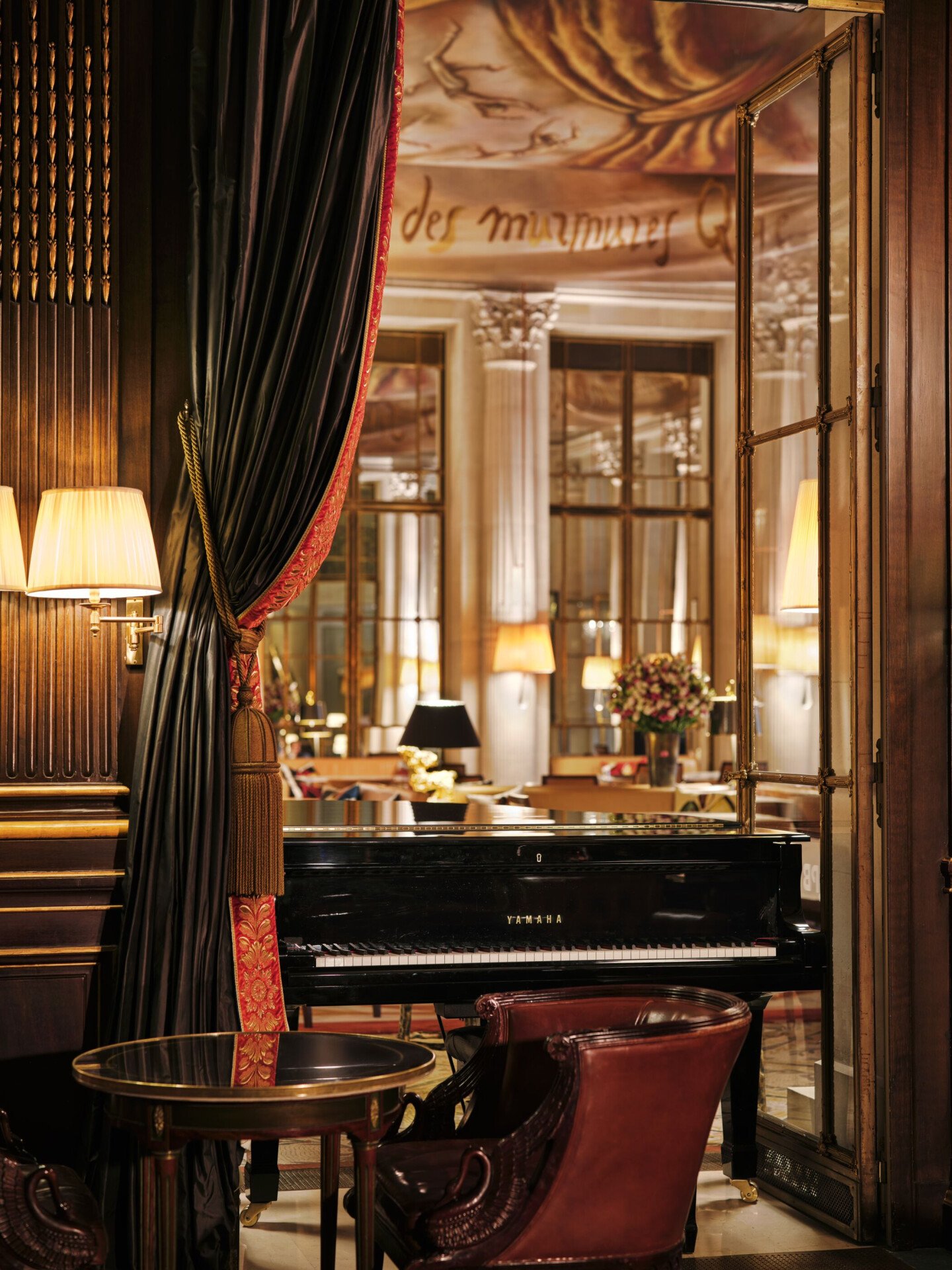 The intimate piano corner in Bar 228, setting the stage for live jazz performances.