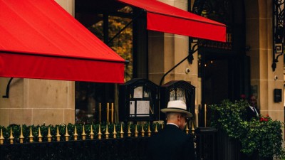 The elegant Avenue Montaigne, a premier destination for luxury shopping in Paris.