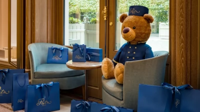 The charming children's collection and gifts available at the Ritz Paris Boutique.