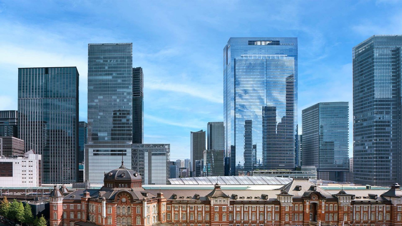 Exterior of Bulgari Hotel Tokyo - Photo courtesy of Bulgari Hotel Tokyo