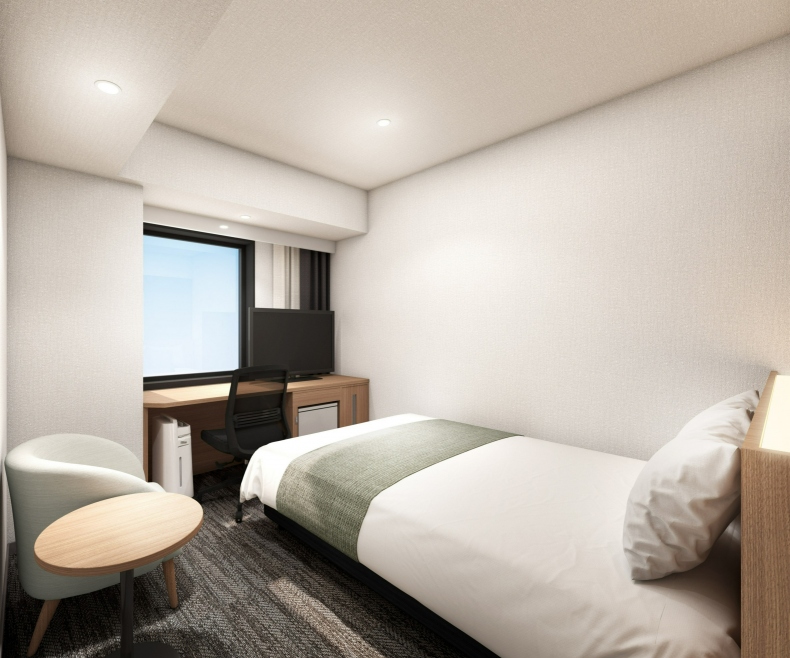 Standard double room at Daiwa Roynet Hotel Ginza PREMIER