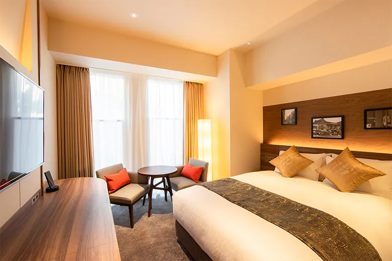Standard double room at karaksa hotel premier Tokyo Ginza
