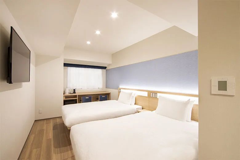 Standard twin room at karaksa hotel TOKYO STATION