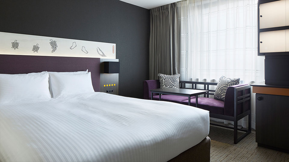 Standard room (1 bed double) at Mitsui Garden Hotel Kyobashi