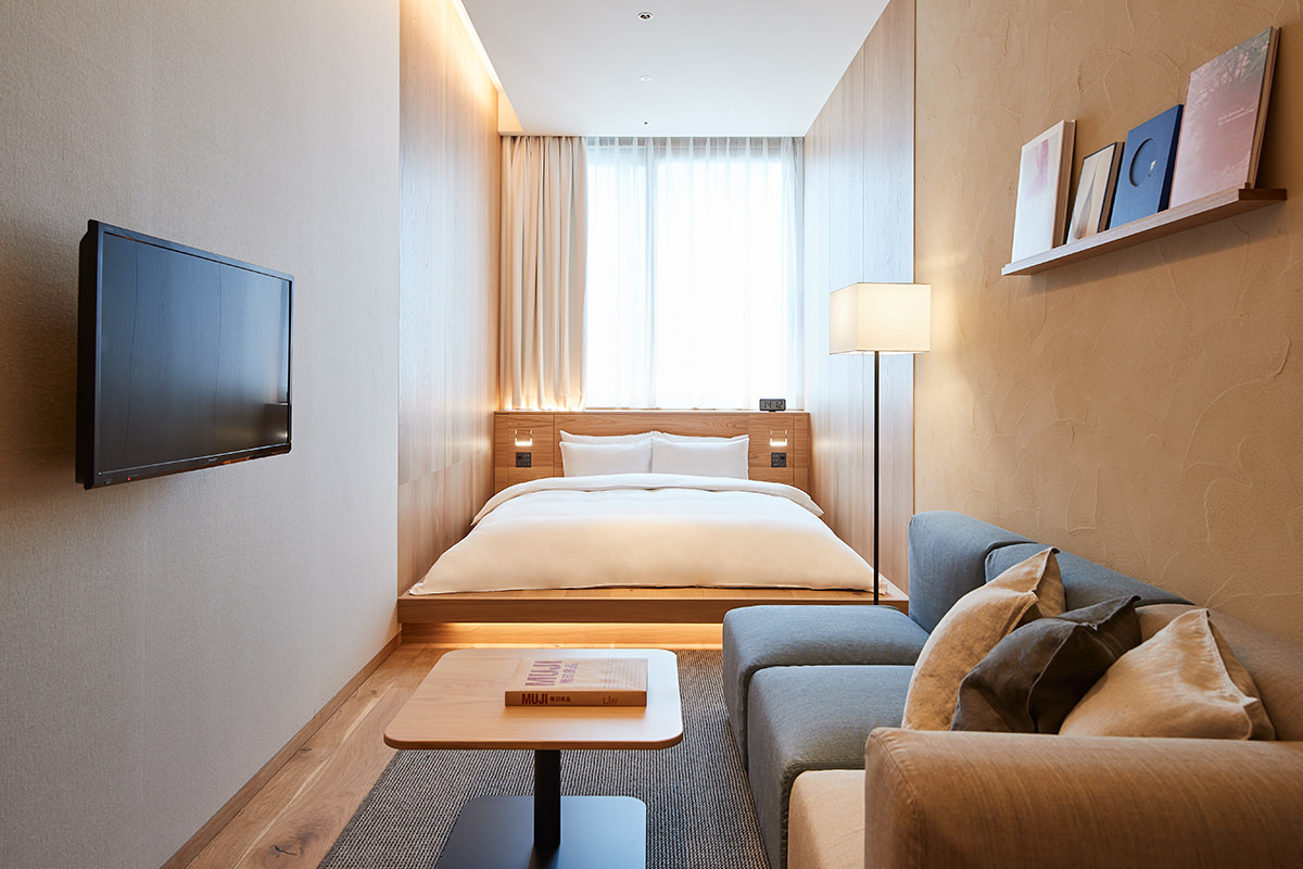 Type C room at MUJI HOTEL GINZA