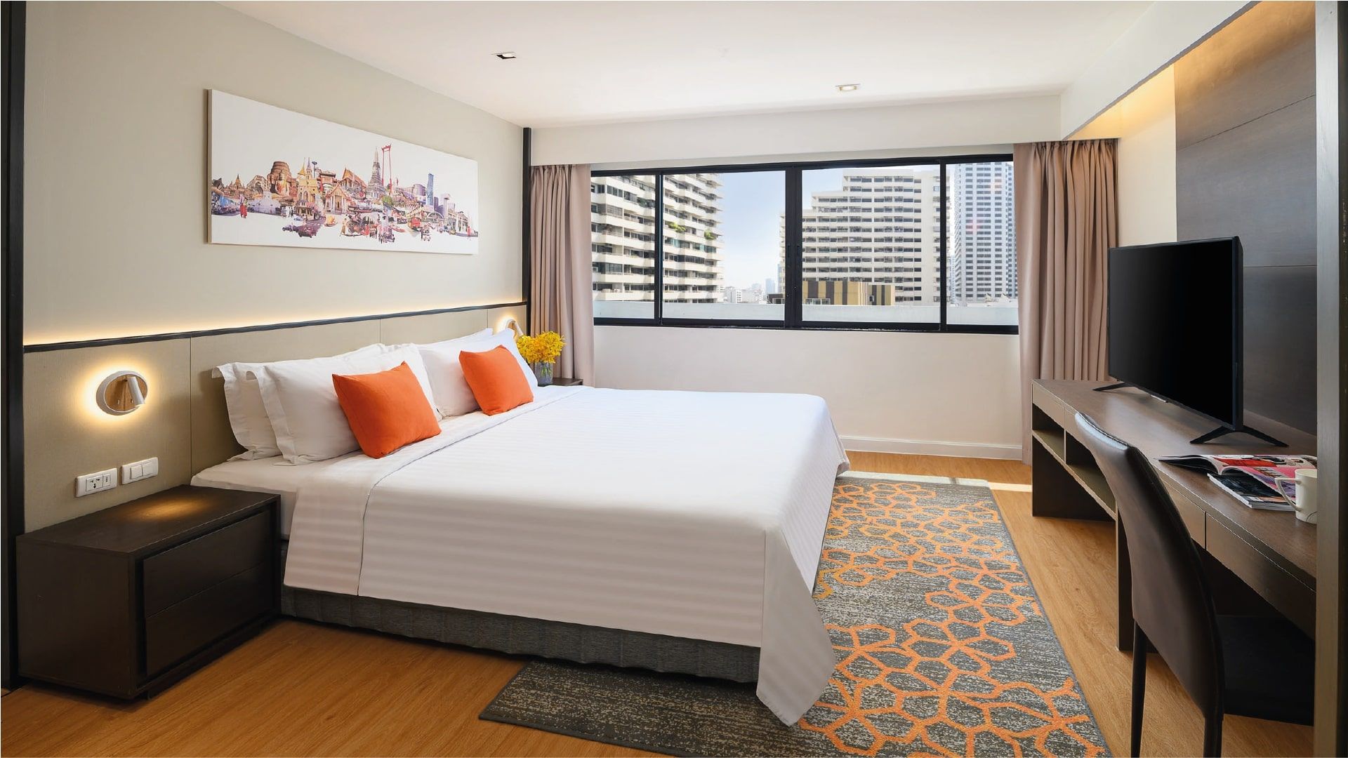 Studio suite at PARKROYAL Suites Bangkok