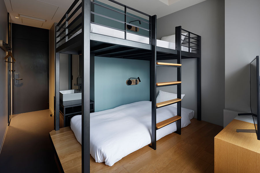 Bunk room (bunk bed) at sequence MIYASHITA PARK