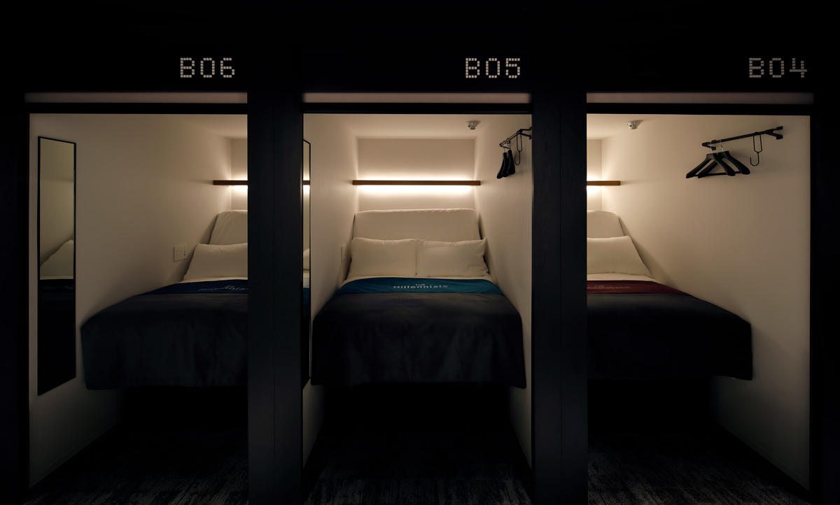 Smart pod at The Millennials Shibuya