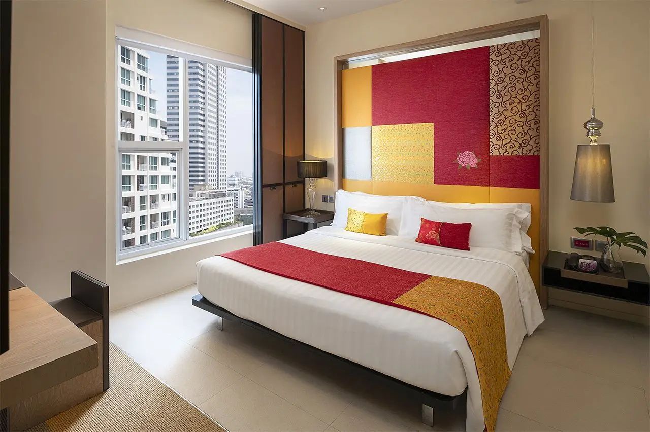 Deluxe mode room at Mode Sathorn Hotel